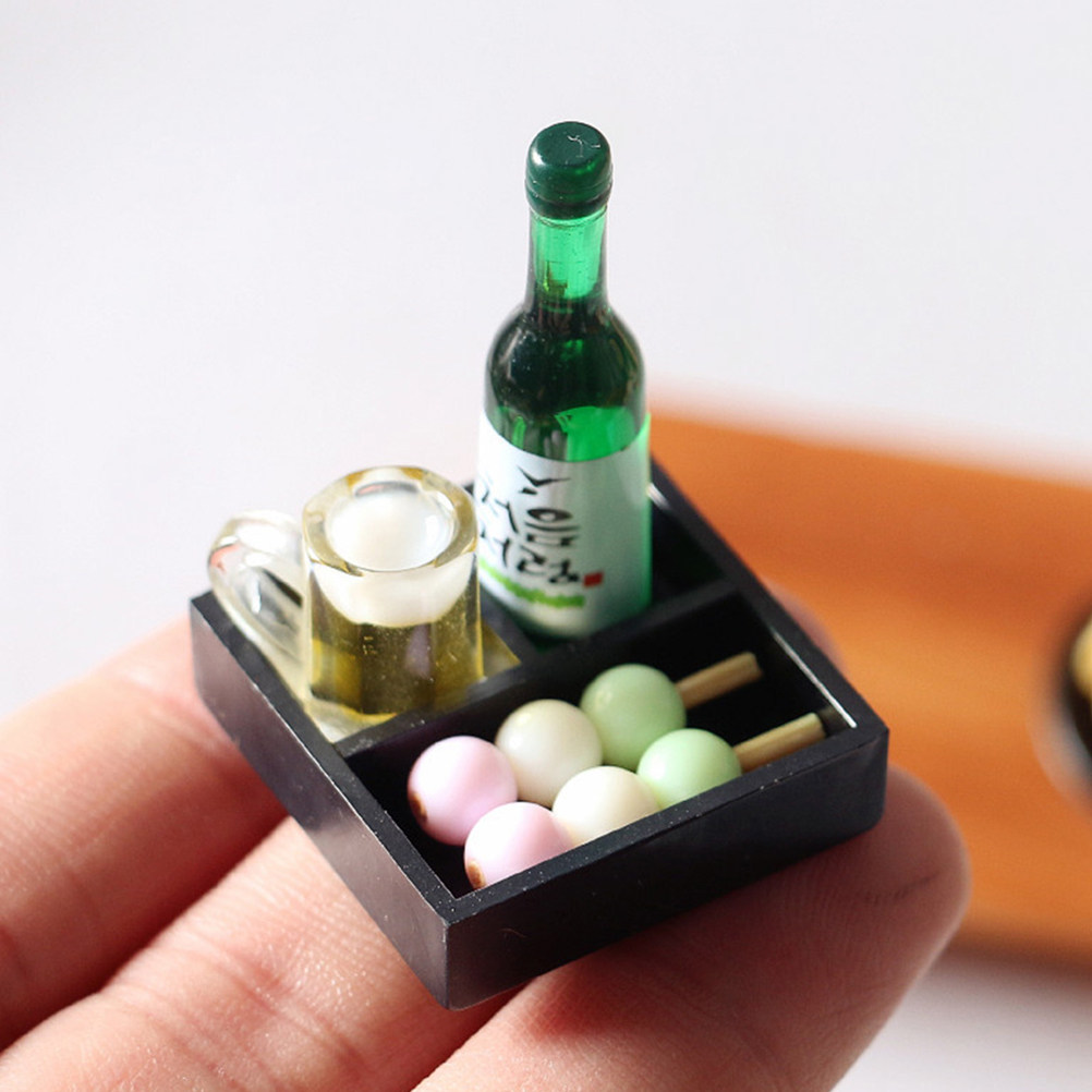Japanese Food Lifestyle - 3 adet Mini Suşi Gerçekçi Dekoratif