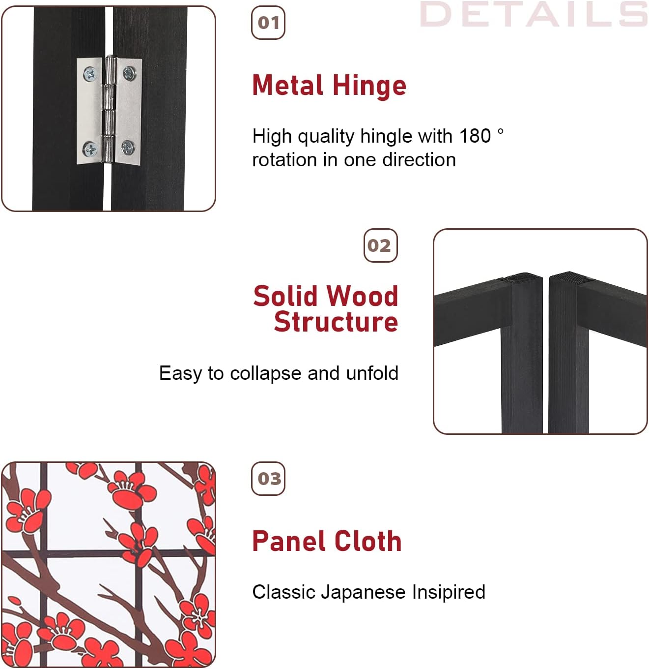 6Ft Katlanabilir Gizlilik Bölü - Shoji Screen Divider incelemesi ve fiyatı