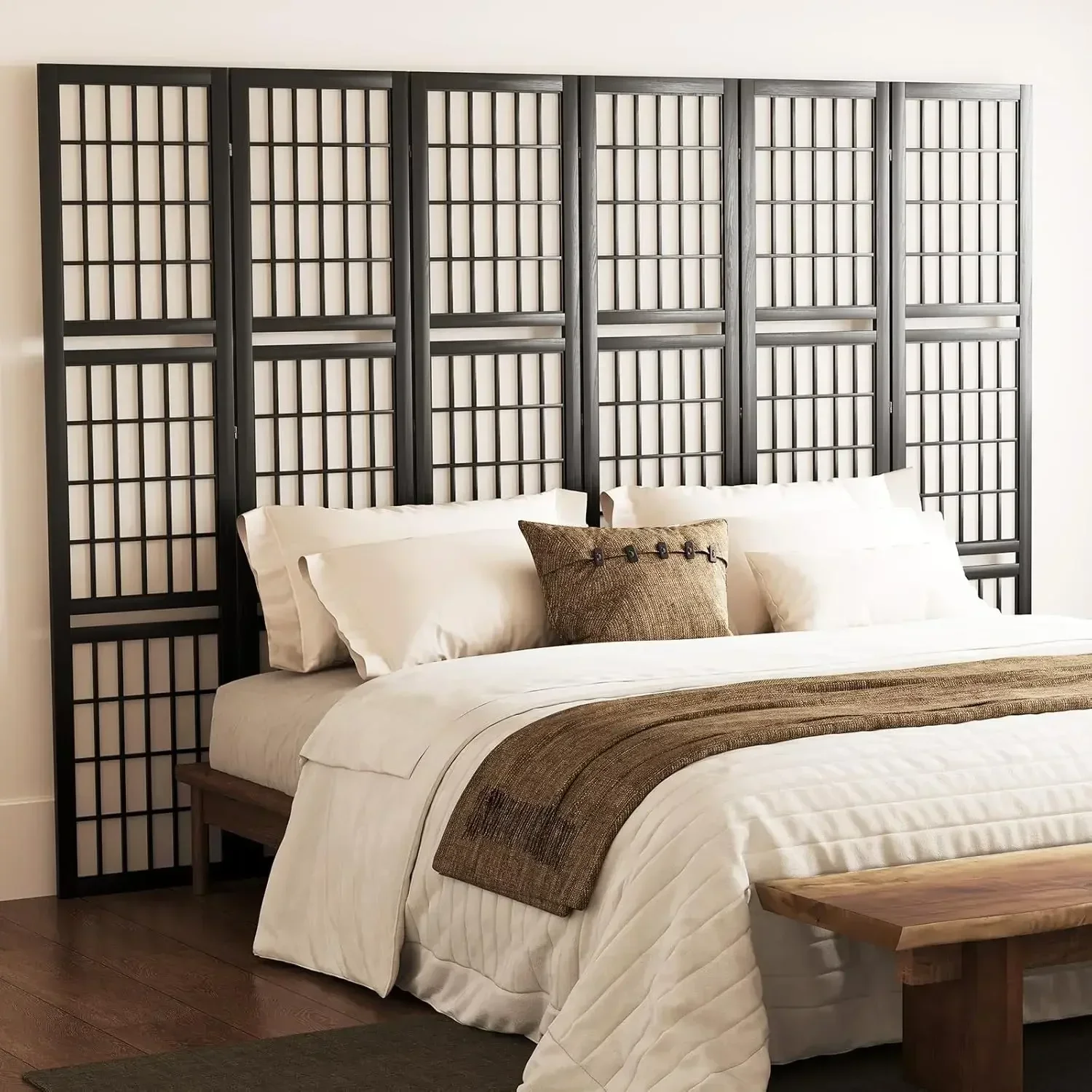 6 Panel 5.6ft Katlanabilir Taş - Shoji Screen Divider incelemesi ve fiyatı